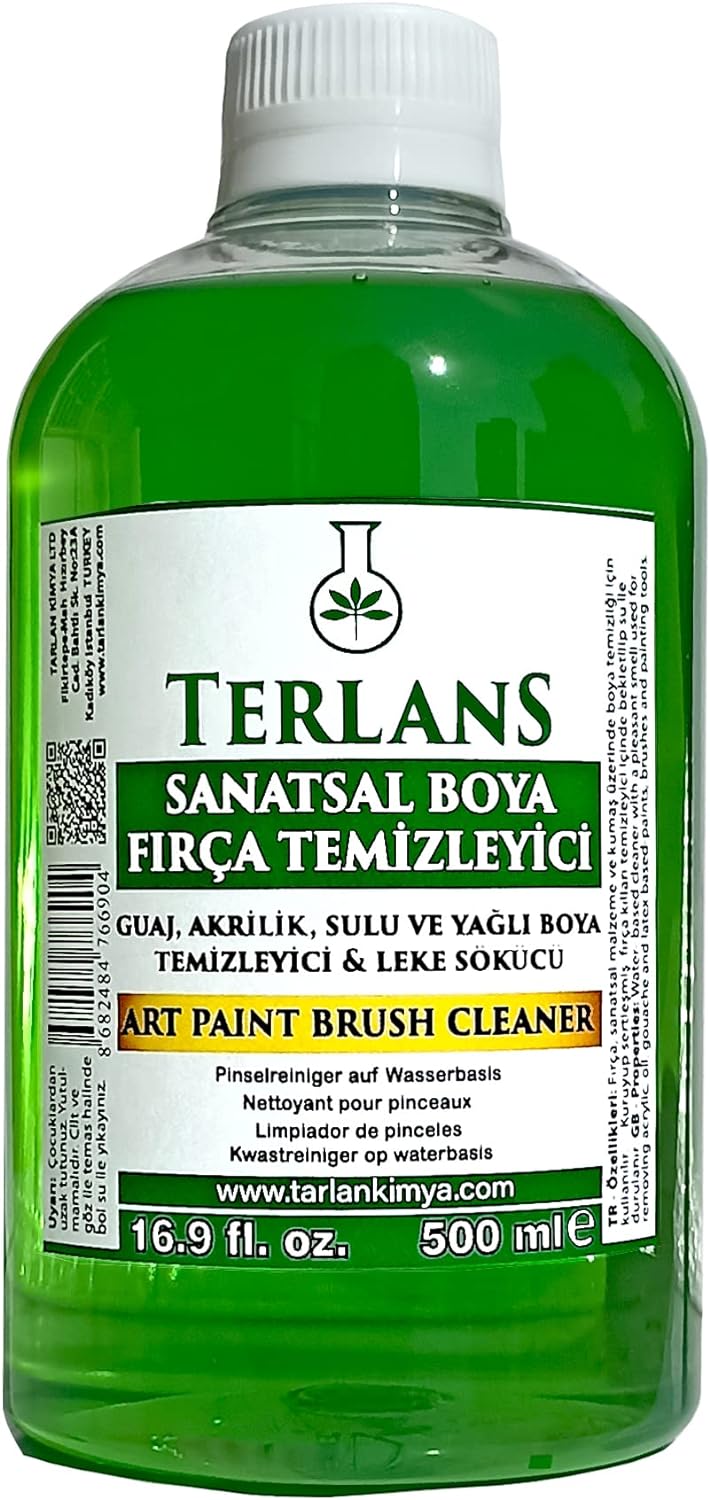 Terlans Sanatsal Boya ve Fırça Temizleyici 500 ml