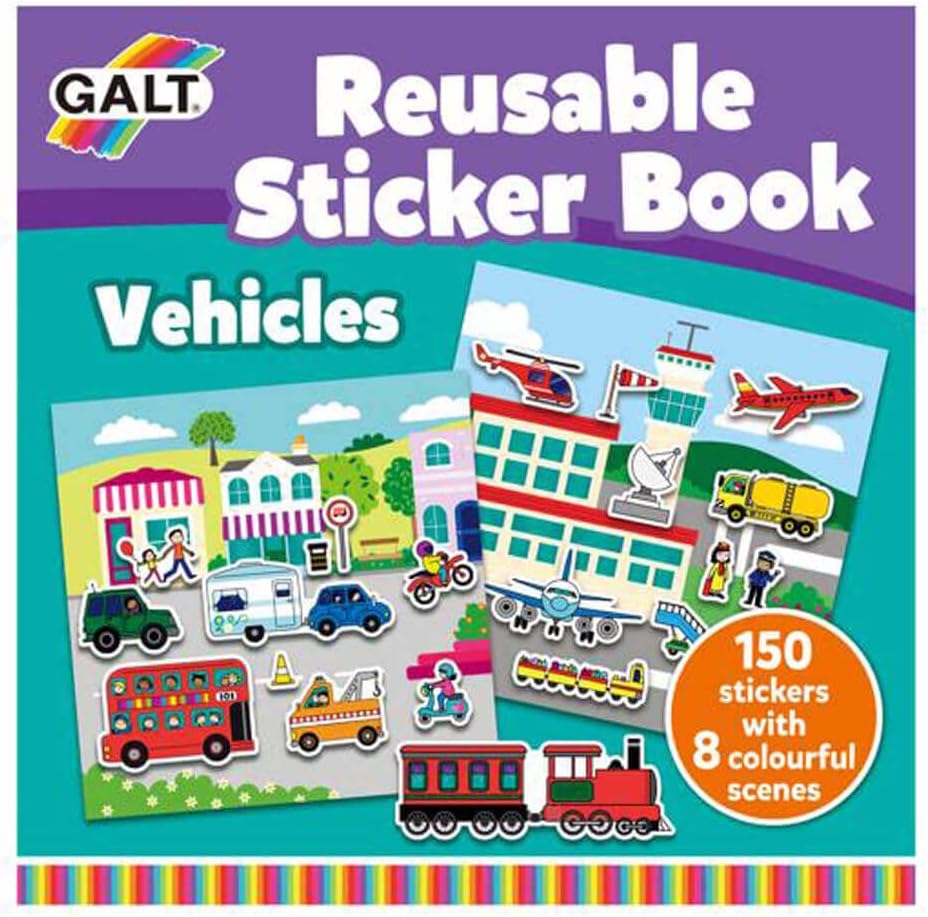 Reusable Sticker Book - Vehicles