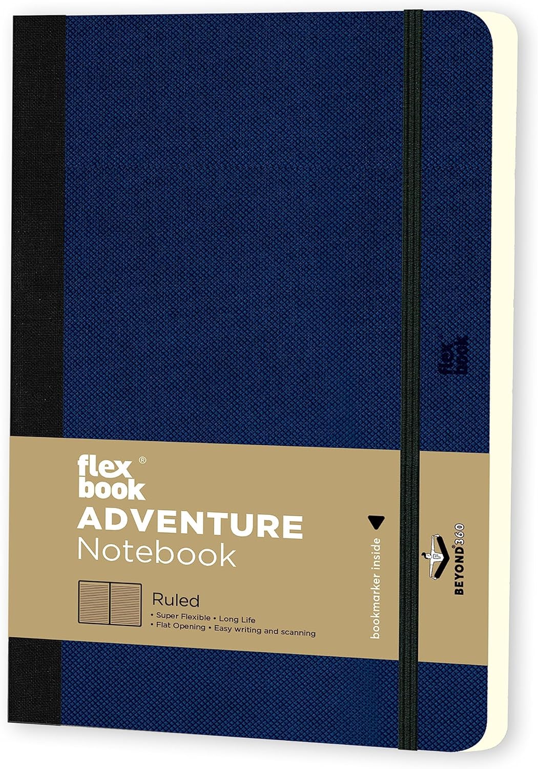 Flexbook 70 Özel Seri Adventure Esnek book, 13X21 Royal Blue Çizgili 192 Sayfa 85Gr