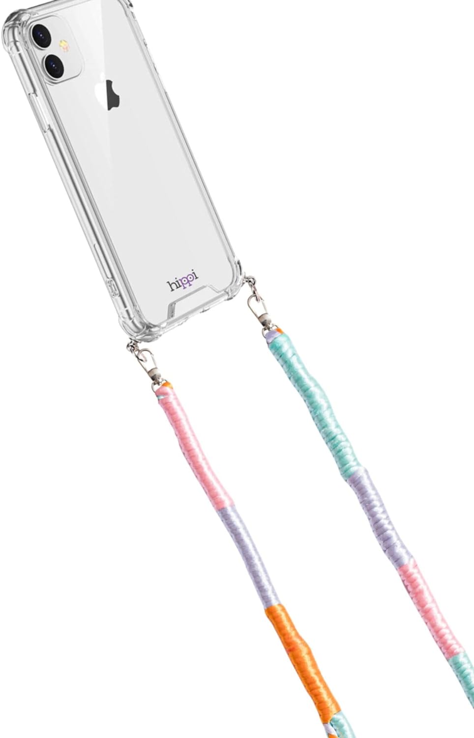 Lilac Rengarenk 110 Cm El Örgüsü Telefon ve Çanta Askısı (Renkli)