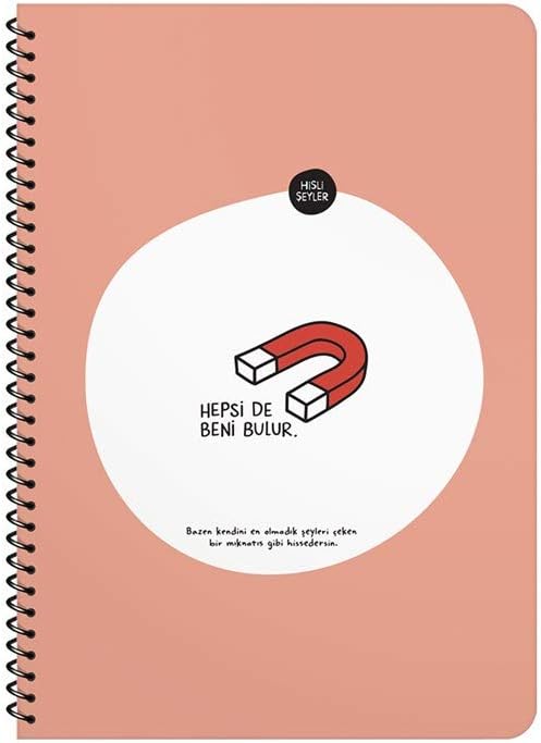 A4 80yp Kareli Spiralli Stickerli Defter - Hepsi De Beni Bulur