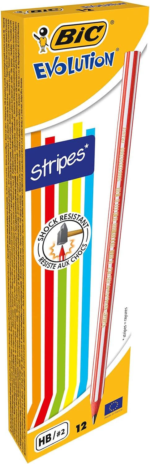 Stripes Kurşun Kalem 12'li Kutu