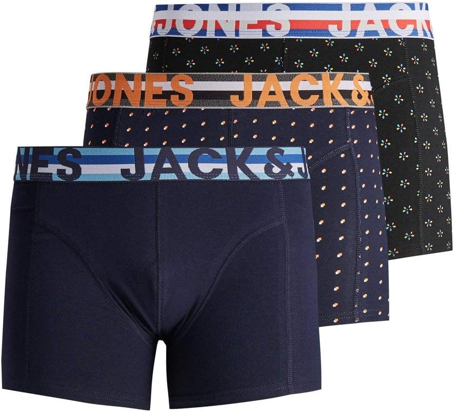 JACHENRIK TRUNKS 3 PACK N Siyah Erkek Boxer