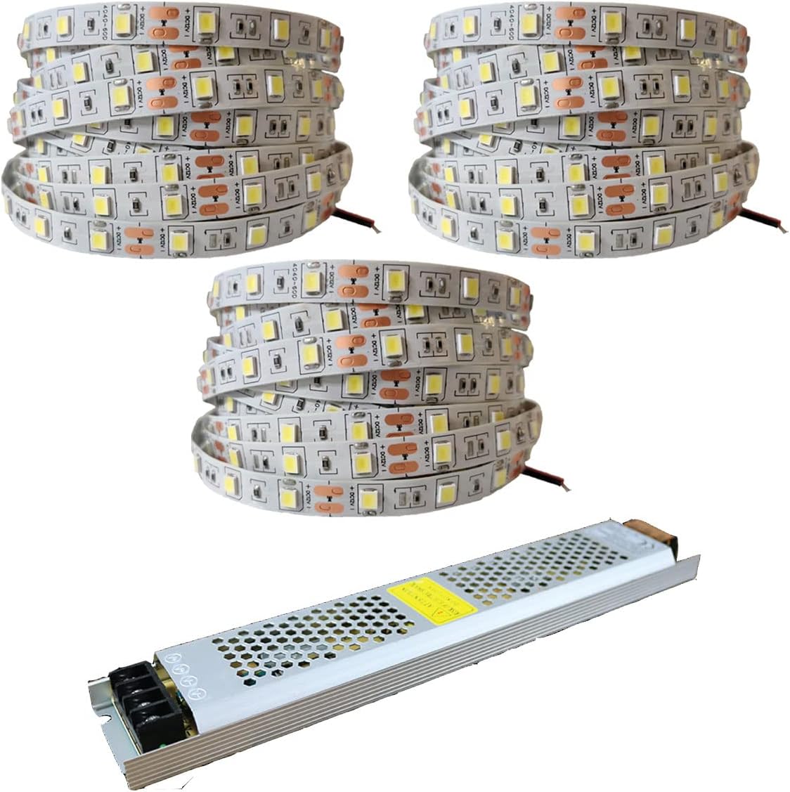 4040 Yeni Nesil 15 Metre Şerit LED + 12v 16.5 Amper 200 Watt LED Trafo Oturma Odası, Yatak Odası ve Mutfak için Gizli Aydınlatma (Günışığı)