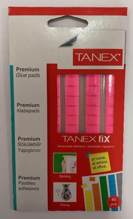 TANEX FIX YAPIŞTIRICI FLORASAN PEMBE 50 GR, 24lü Kutu