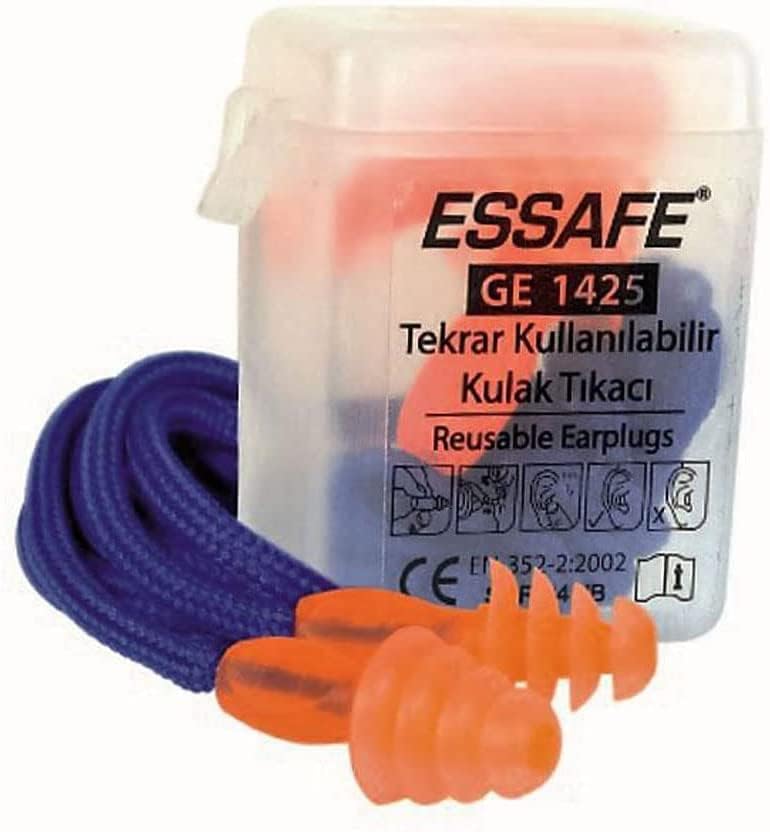 Senon Essafe Gürültü Ve Ses Önleyici Kulak Tıkacı Ge1425 24db EN 352-2 & CE Belgeli