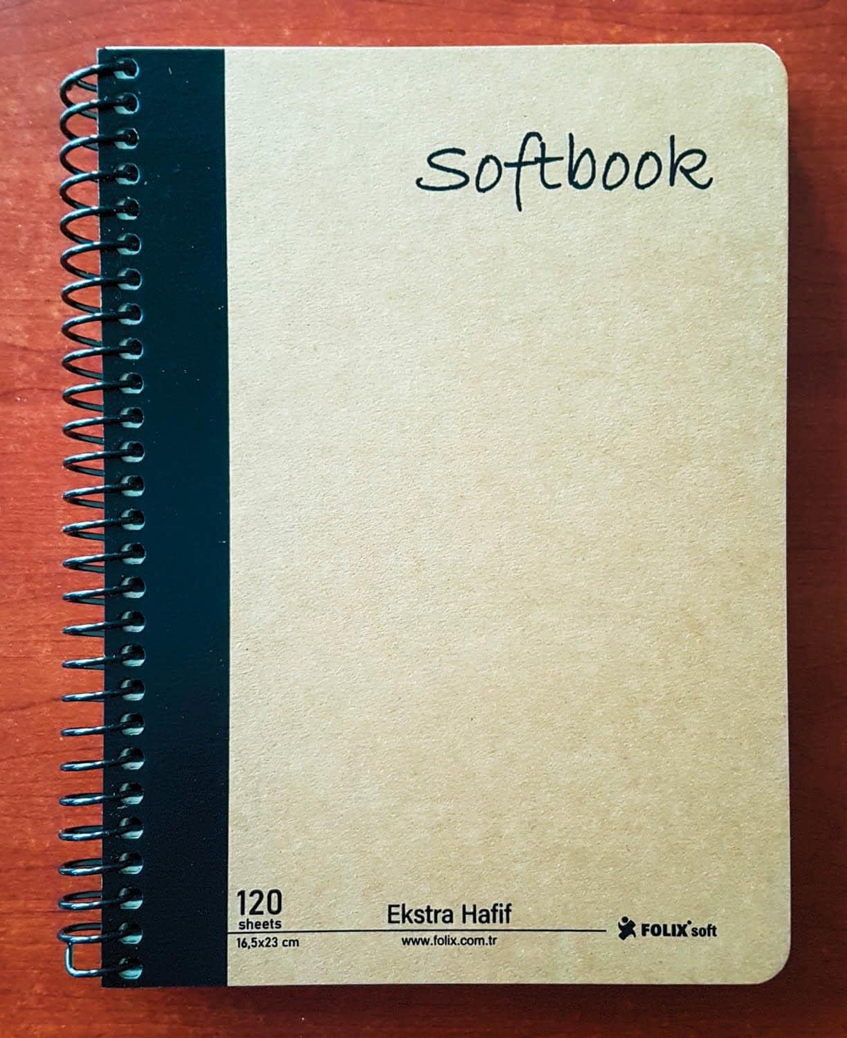 Ekstra Hafif Sert Kapak Spiralli Defter 16,5x23cm 120 yp. ÇİZGİLİ