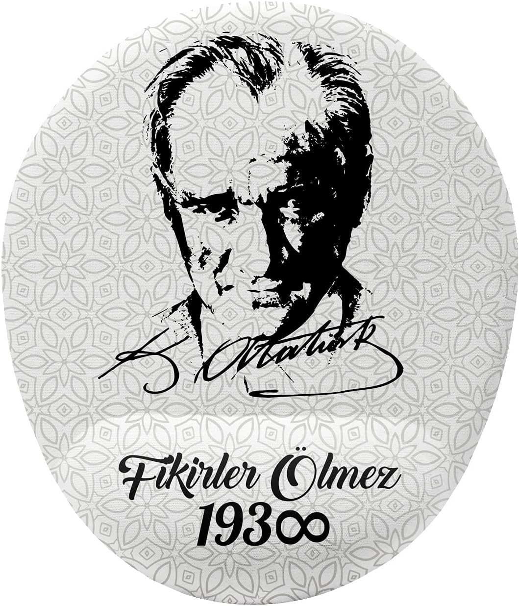 Atatürk Fikirler Ölmez Bilek Destekli Mouse Pad