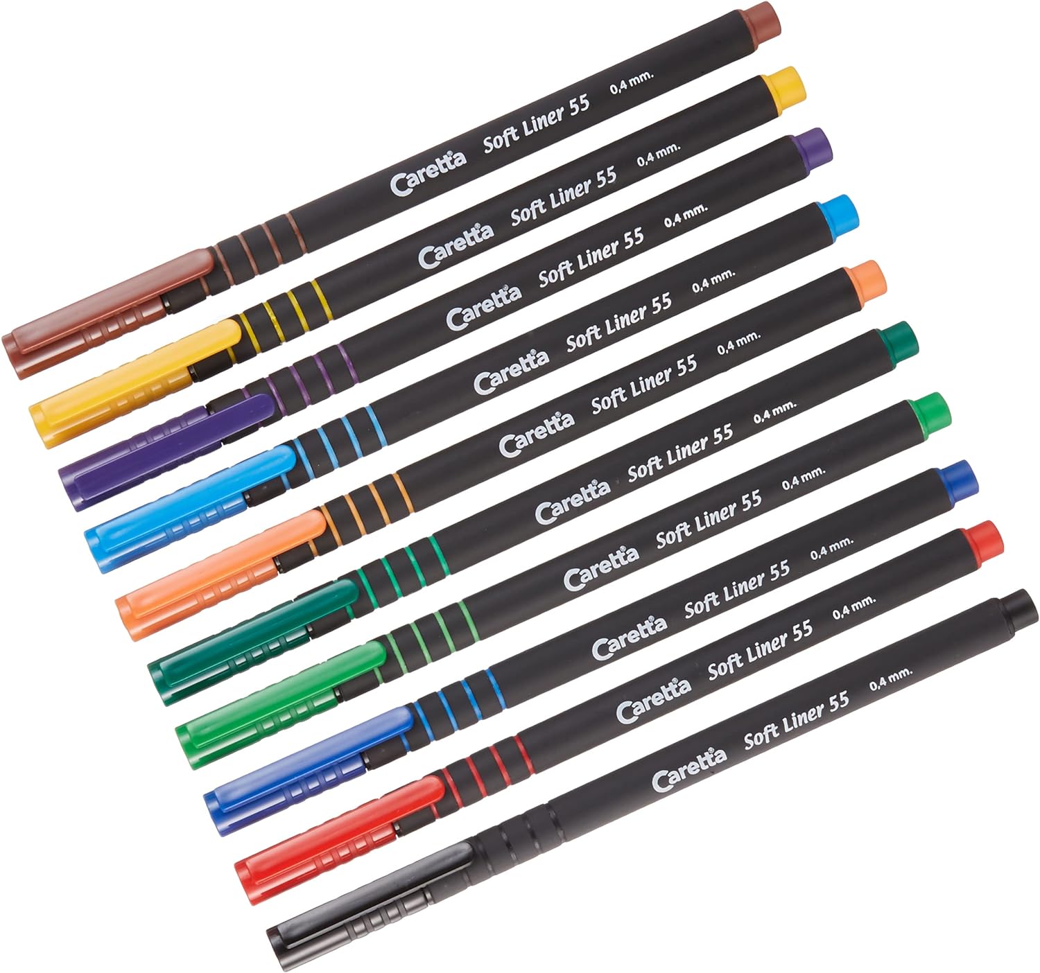 C-S-55-10Pvc Soft r 55 Fineliner Kalem 0, 4Mm, Uç, 10'Lu Karışık Set