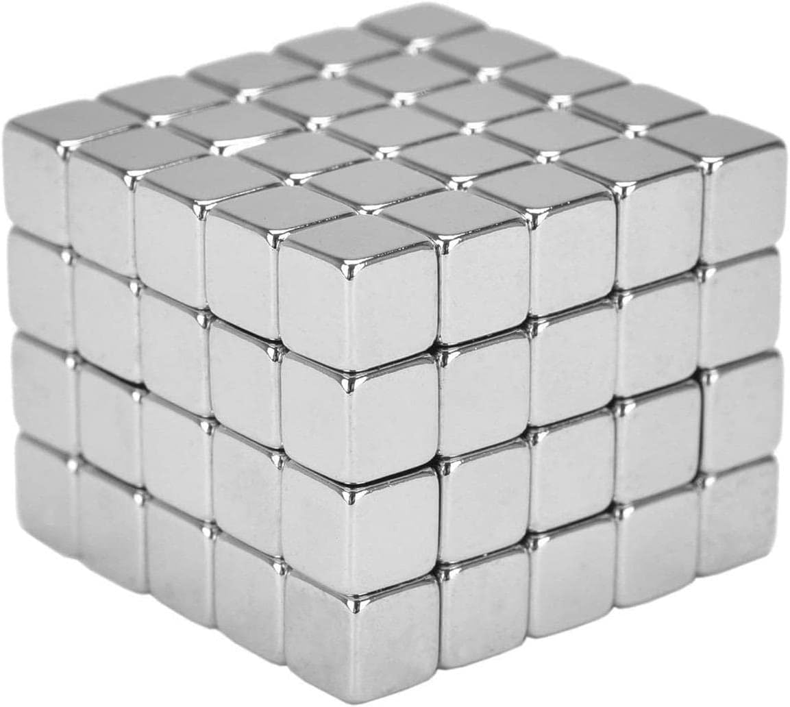 Güçlü Neodyum Mıknatıs Küp 5x5x5 mm (90 Adet)