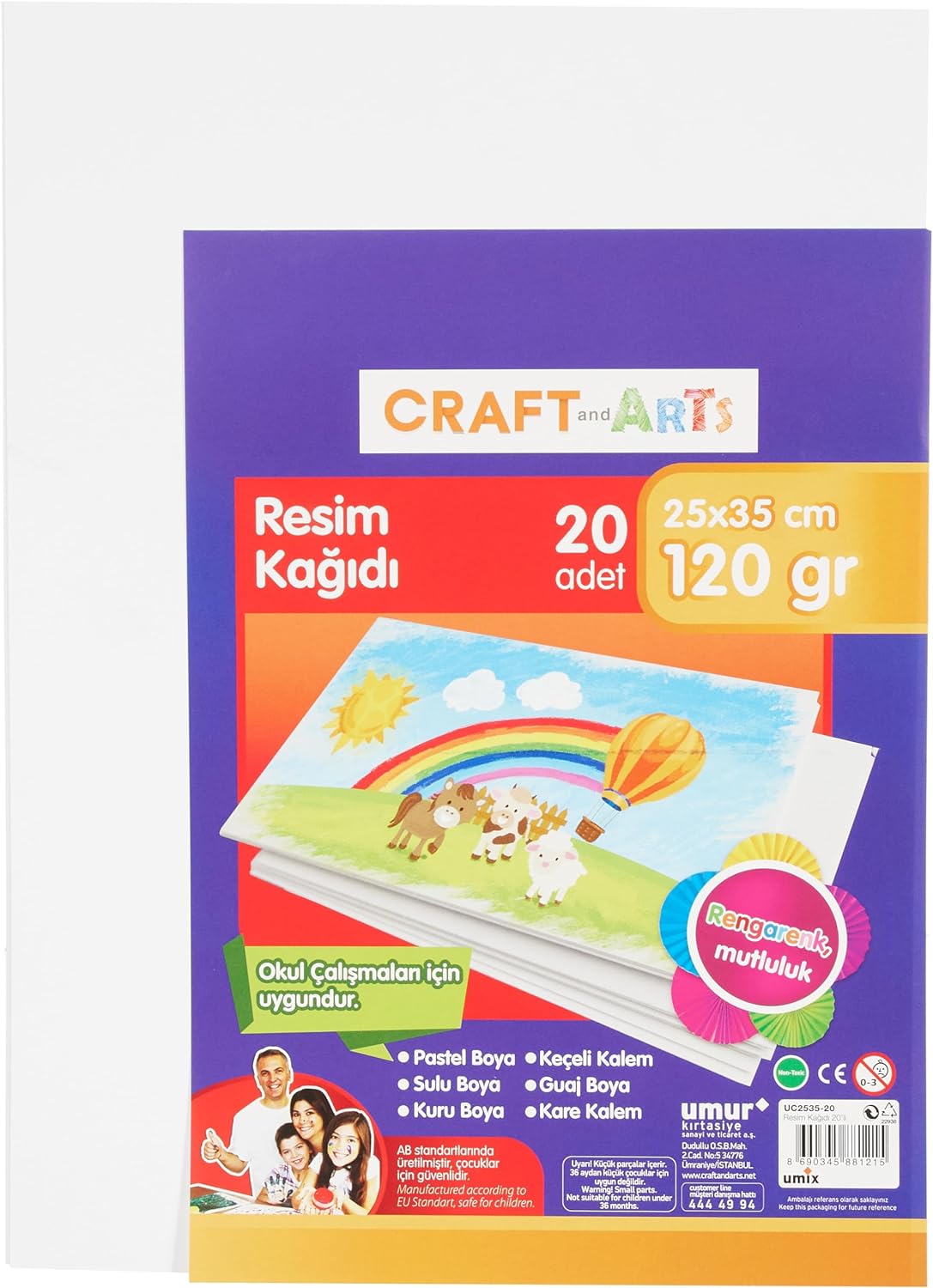 Resim Kağıdı 20'li 25x35