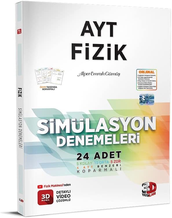 3D  2023 AYT Fizik Simülasyon Deneme