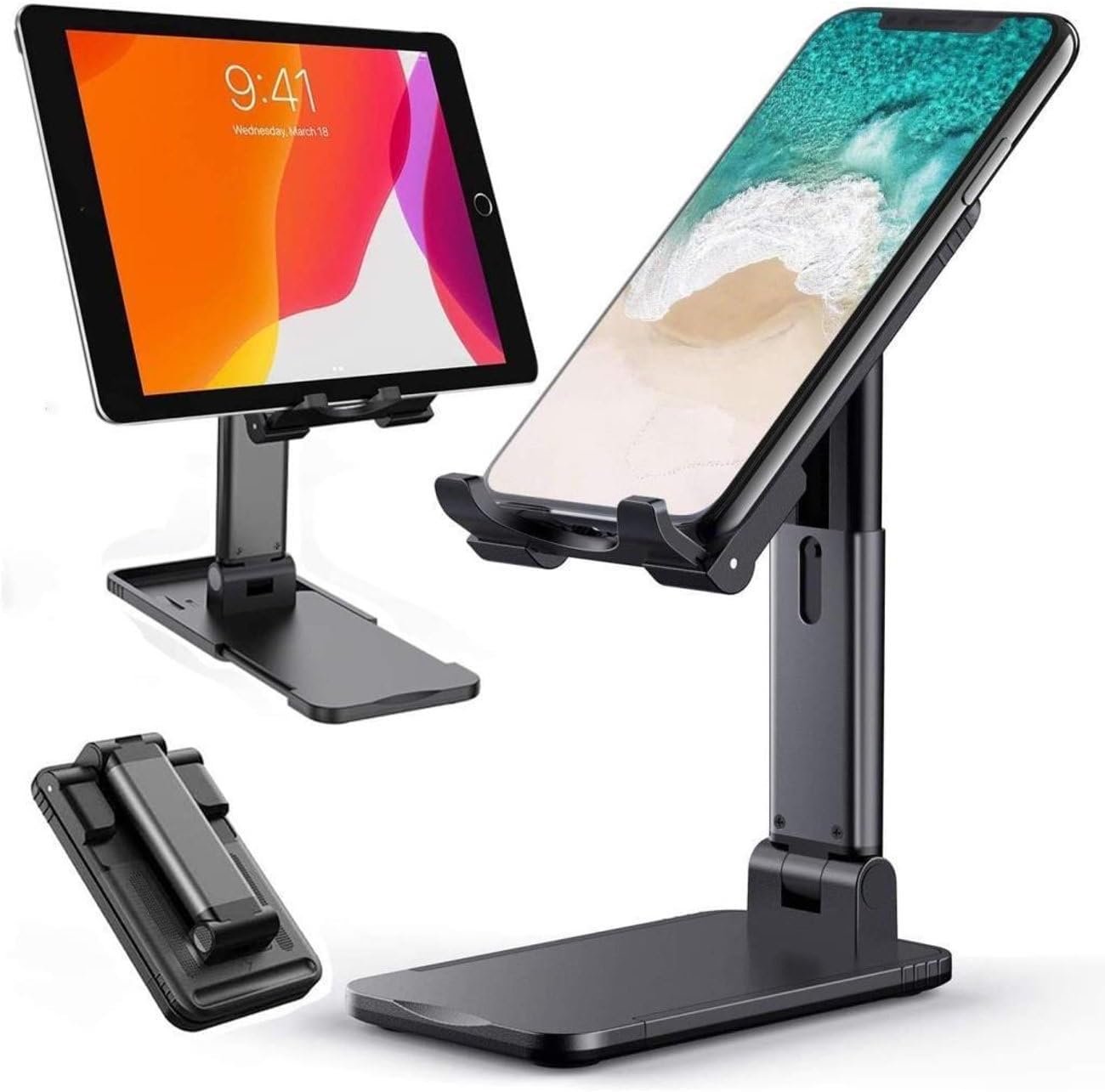 HT-139 Katlanabilir Lifting Yarı Alüminyum Telefon ve Tablet Standı