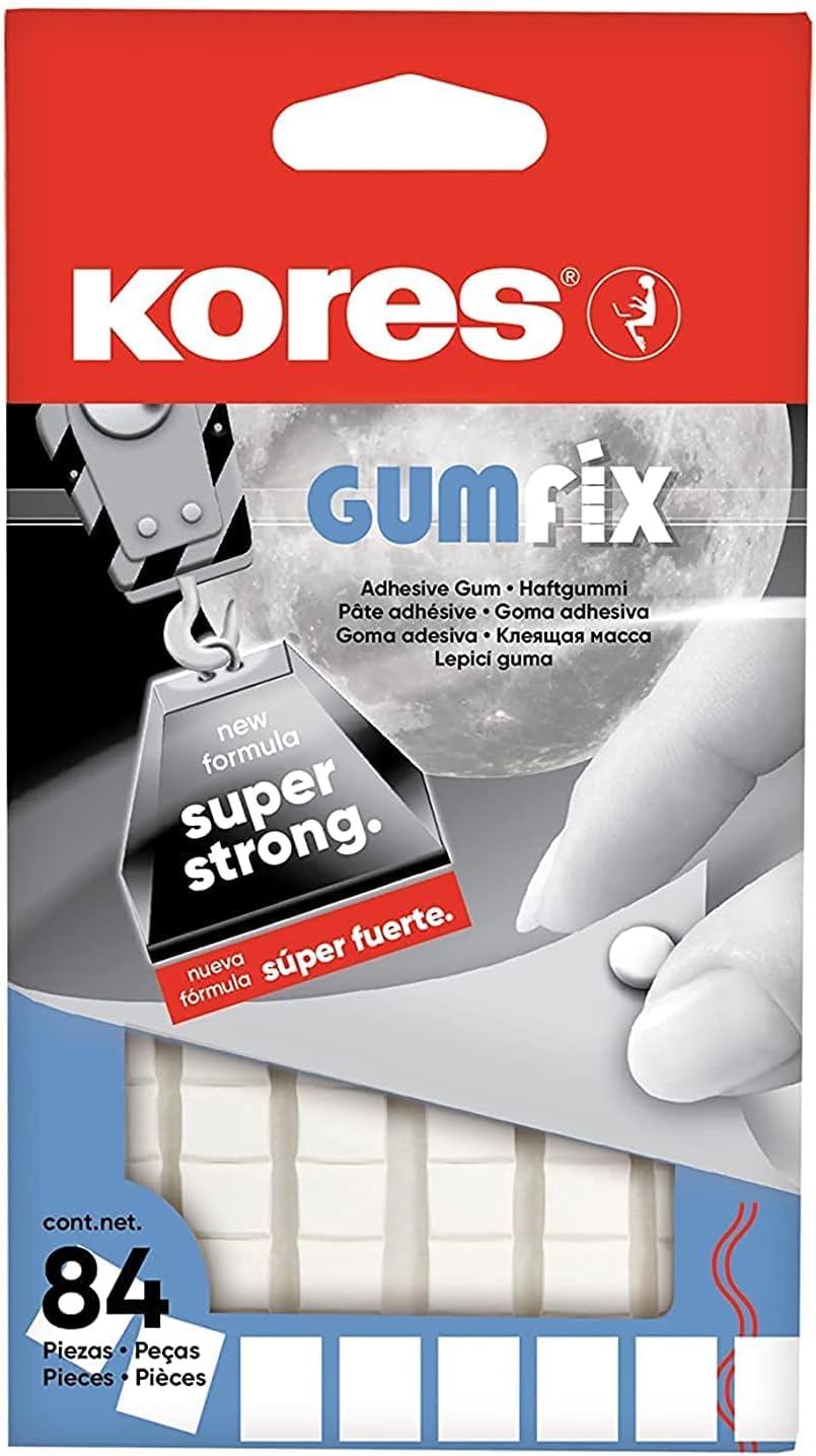 Kores Gumfix yapışkan pedler, 84 pedli paket, 50 g