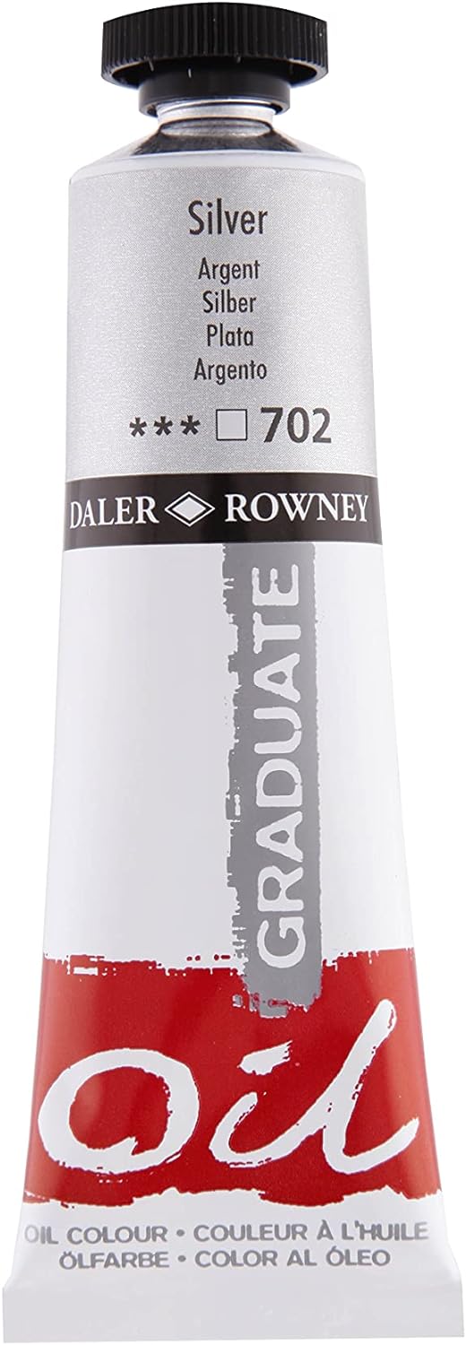 Daler Rowney Graduate Yağlı Boya Grad Oil, 38 Ml, Silver