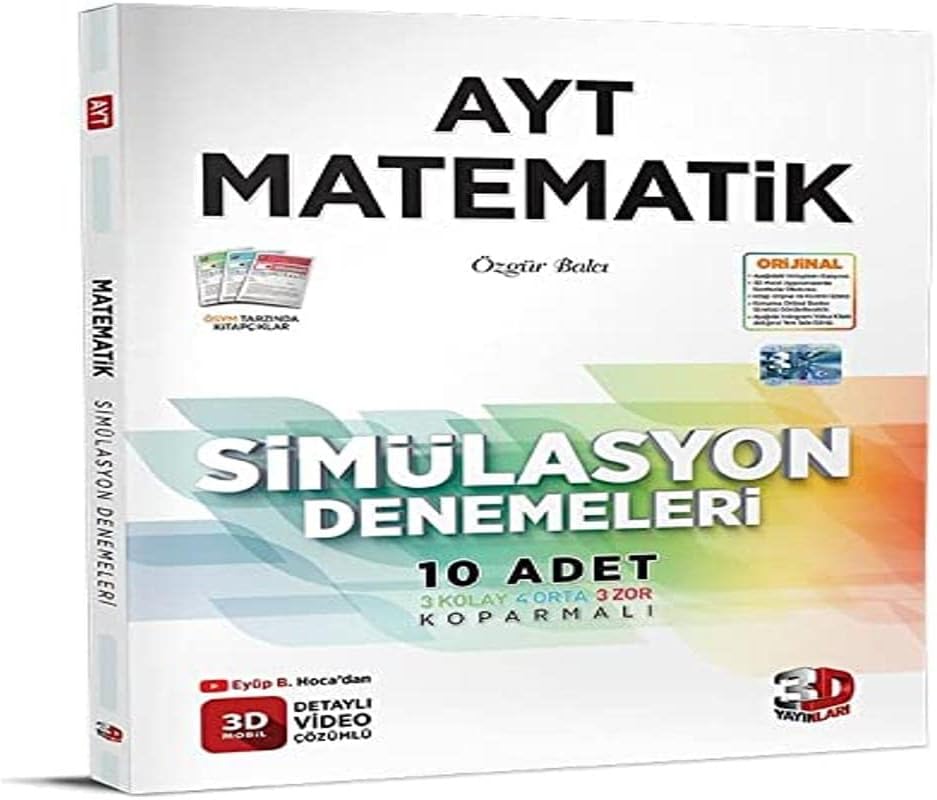 3D  2023 AYT Matematik 10 lu Simülasyon Deneme