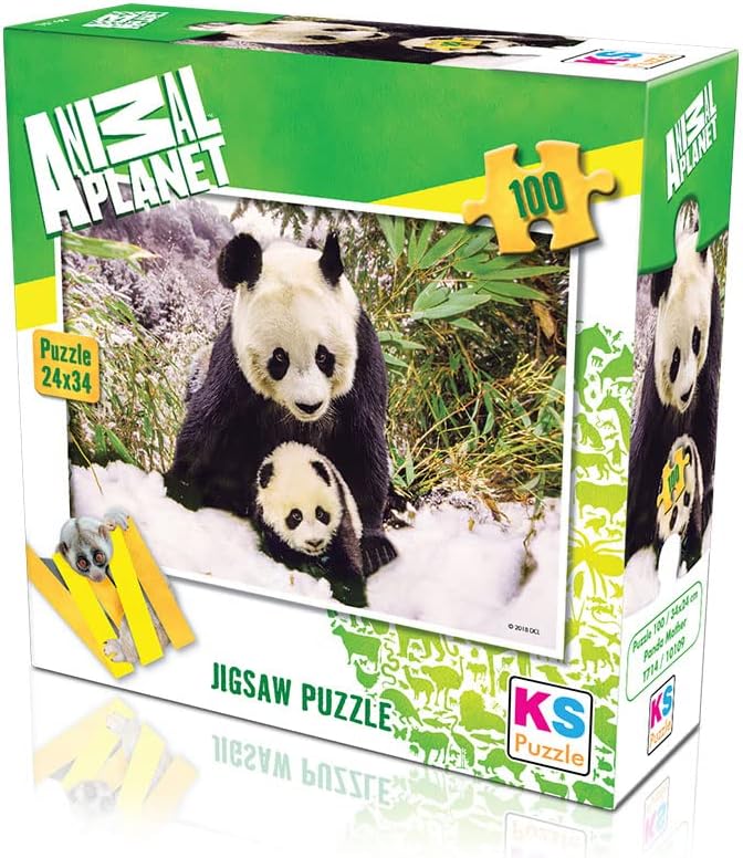 KS Games Animal Planet | Panda Mother Yapboz