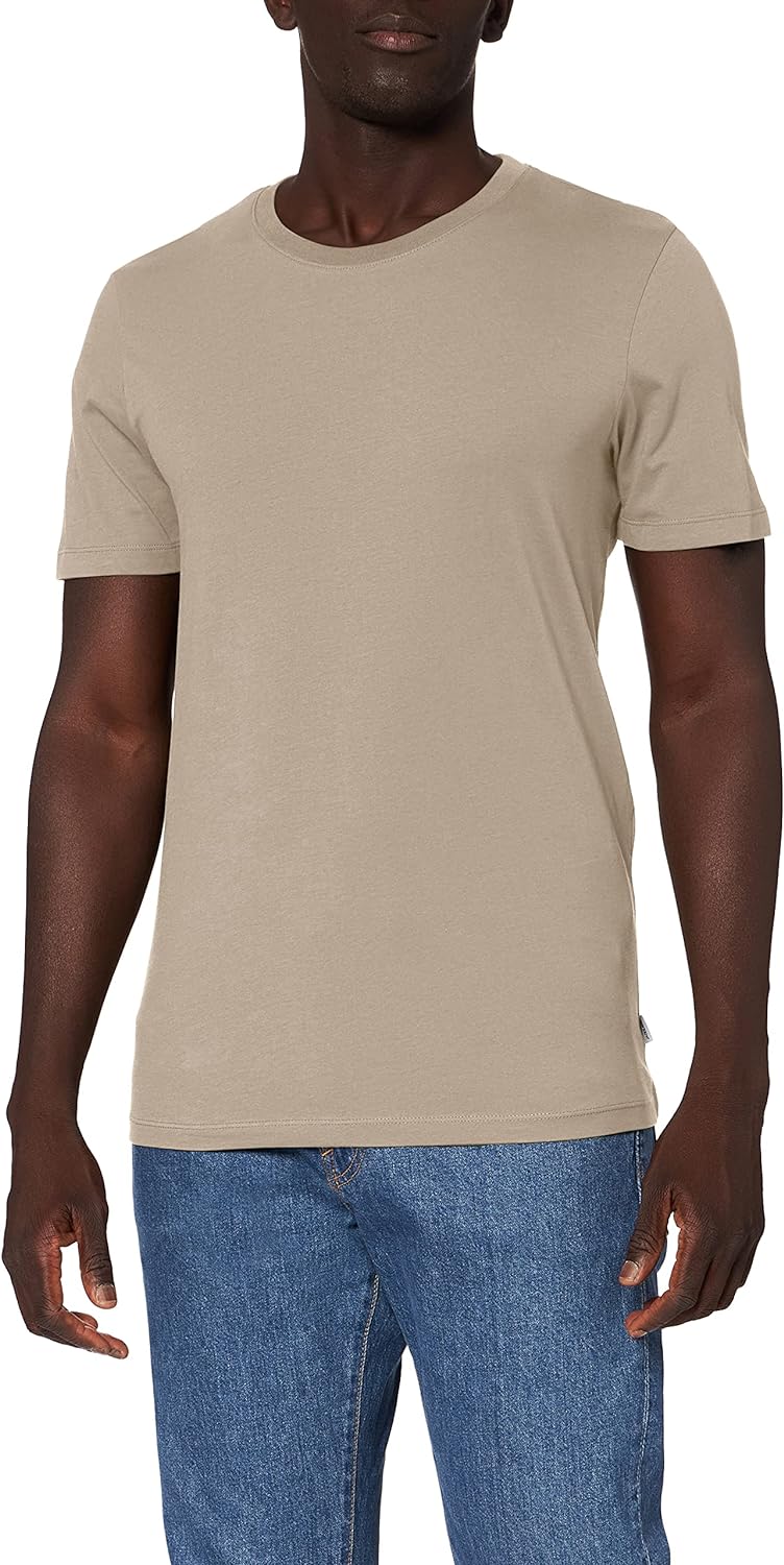 JJEORGANIC BASIC TEE SS O Sarı Erkek T-Shirt