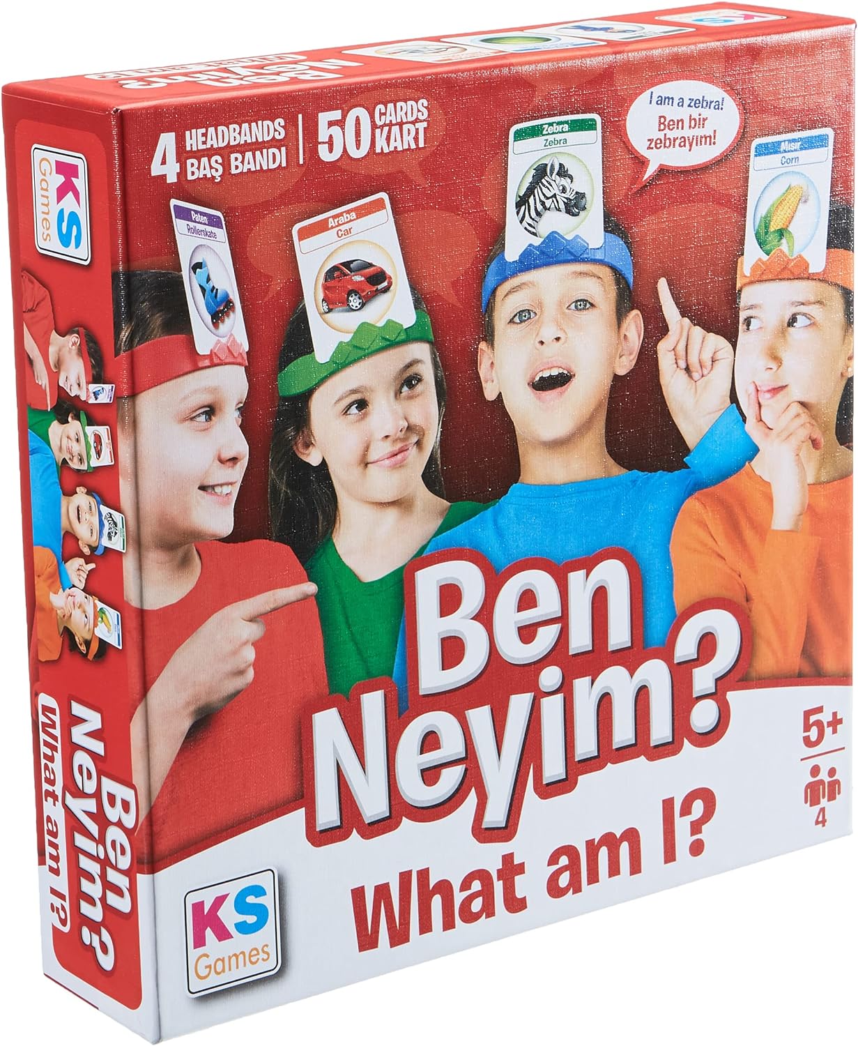 KS Games Kids What Am I (Ben Neyim) Kutu Oyunu, 5+ Yaş