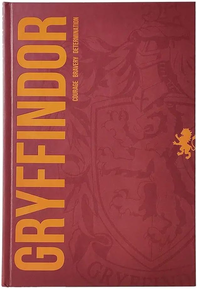 Harry Potter Gryffindor Sert Kapak Ciltli Defter