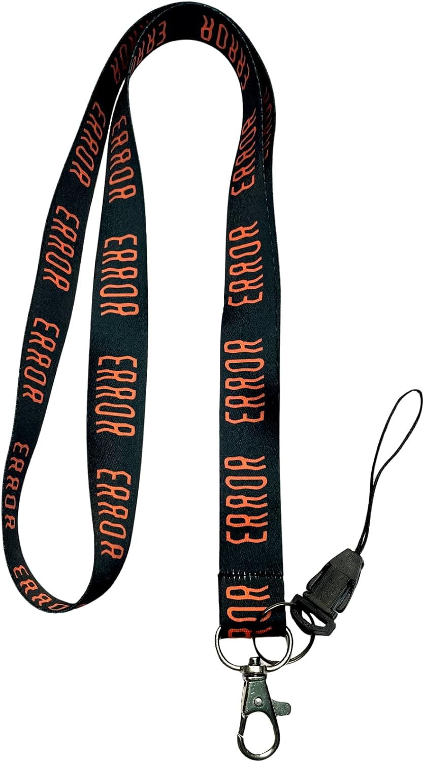 Error Boyun ipi ve Telefon Askısı Lanyard