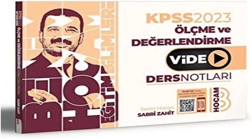 2024 KPSS Eğitim Bilimleri Ölçme ve Değerlendirme Ders Notları