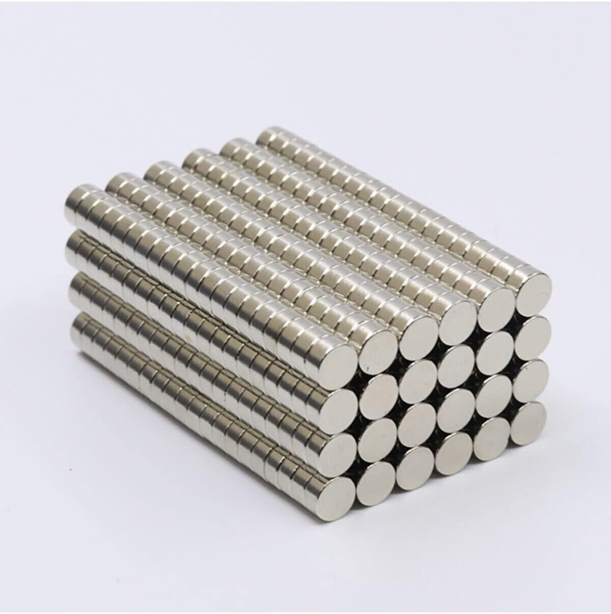 Yuvarlak Neodyum Mıknatıs Magnet - 6 Mm Çap - 3 Mm Kalınlık - 8 Adet