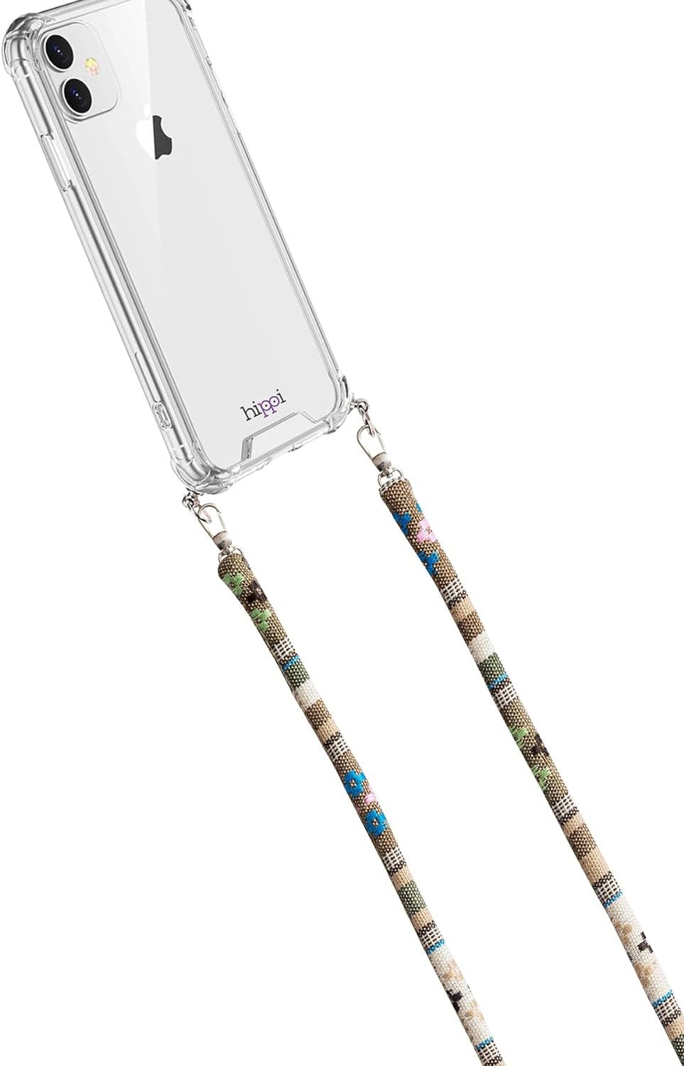 Birch Renkli 110 cm Ipli Tüm Telefonlarla Uyumlu Ve Boyun Askılı Kumaş Telefon Askısı (Renkli)