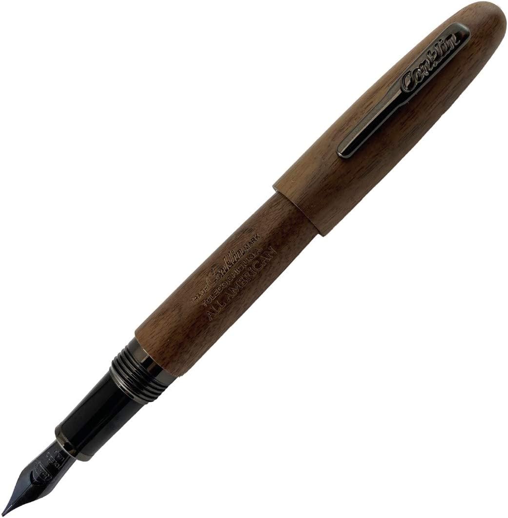 Conklin All American  Walnut   Dolma Kalem, F Uç