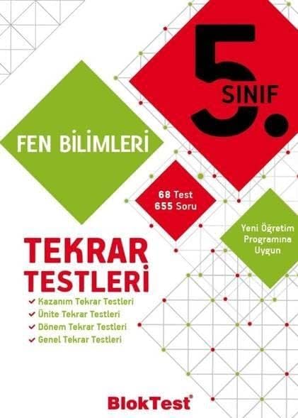 Bloktest 5.Sınıf Fen Bilimleri Tekrar Testleri