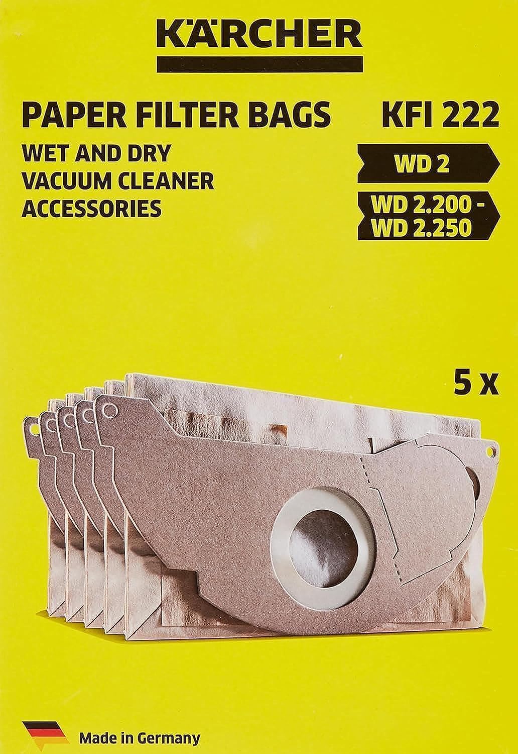 Kağıt Toz Torbası (Wd 2 Cartridge Filter ve Wd 2)