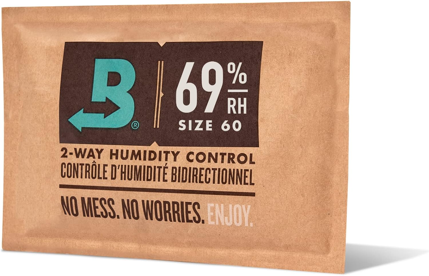 Boveda-Purolar için/Tütün |% 69 RH 2 Yönlü Nem Kontrolü | Her 25 puroları bir Neme Can Tutma ile Kullanımı için Boyut 60 | Puro Humidors için Teknolojisi Patentli | 1-Count