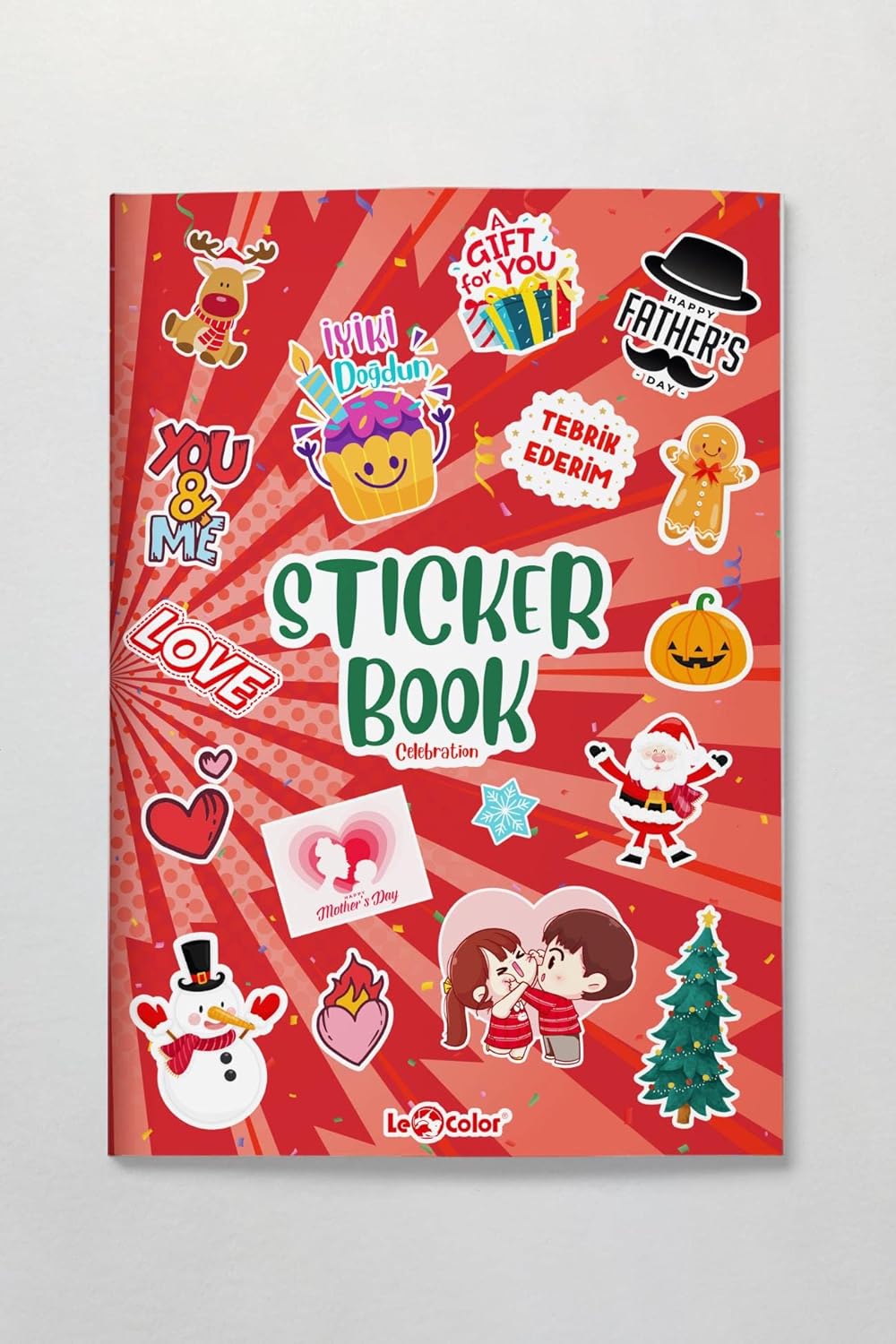 Sticker Book Kutlama Özel Gün Etiket Serisi