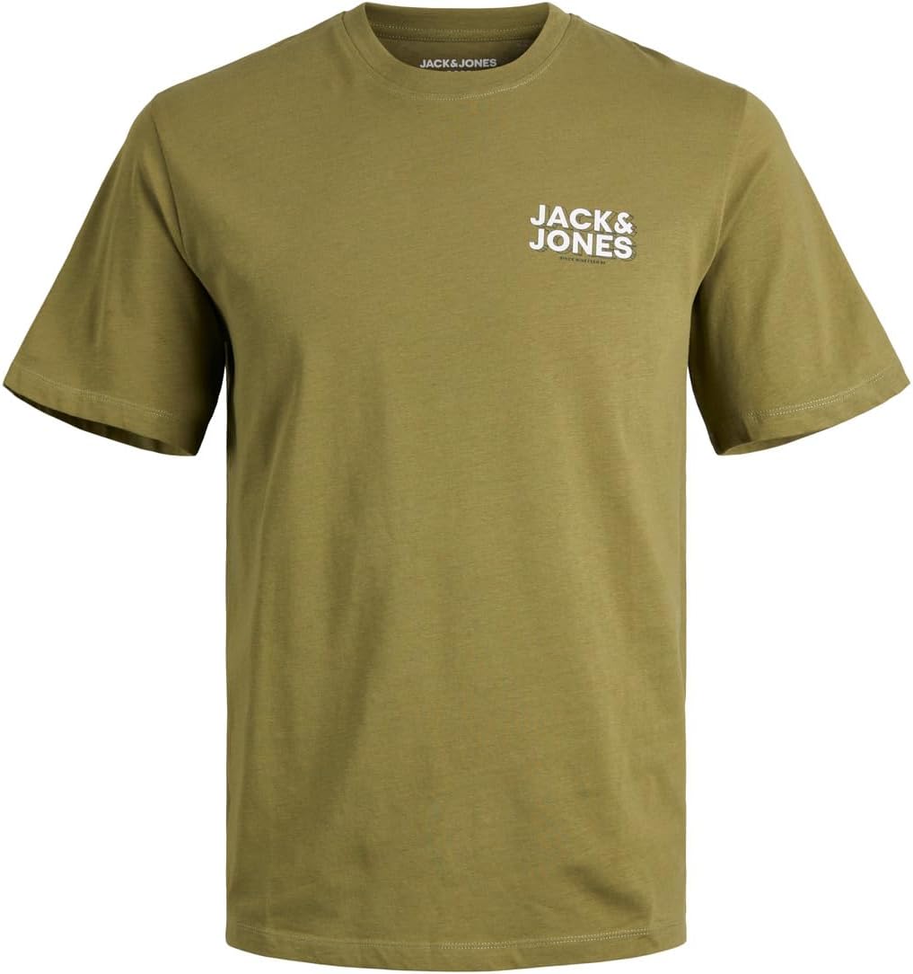 Erkek JCOSPACE TEE SS CREW NECK FST Tişört, Yağ Yeşili, M