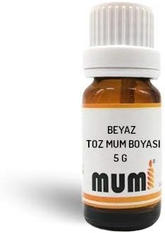 Mum Boyası Beyaz Pigment 5 g