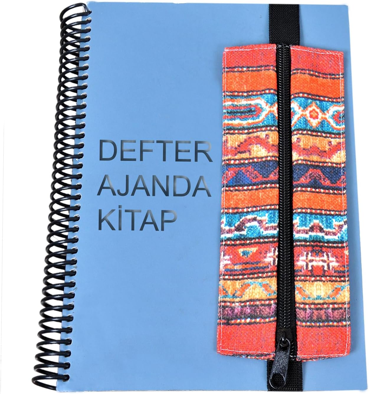 Fermuarlı Lastikli Kalemlik Kitap Defter Ajanda Kalemlik Kumaş Fermuarlı Pratik Cüzdan