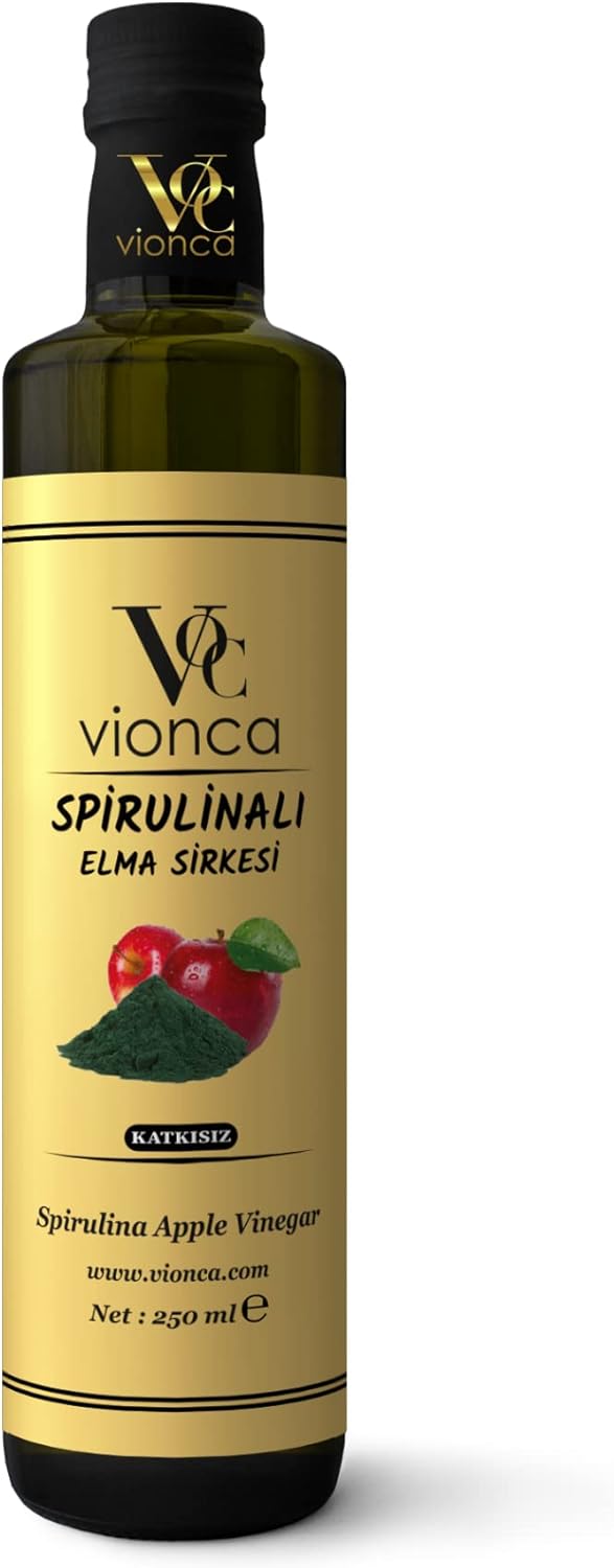 Spirulinalı Elma Sirkesi (250ml)