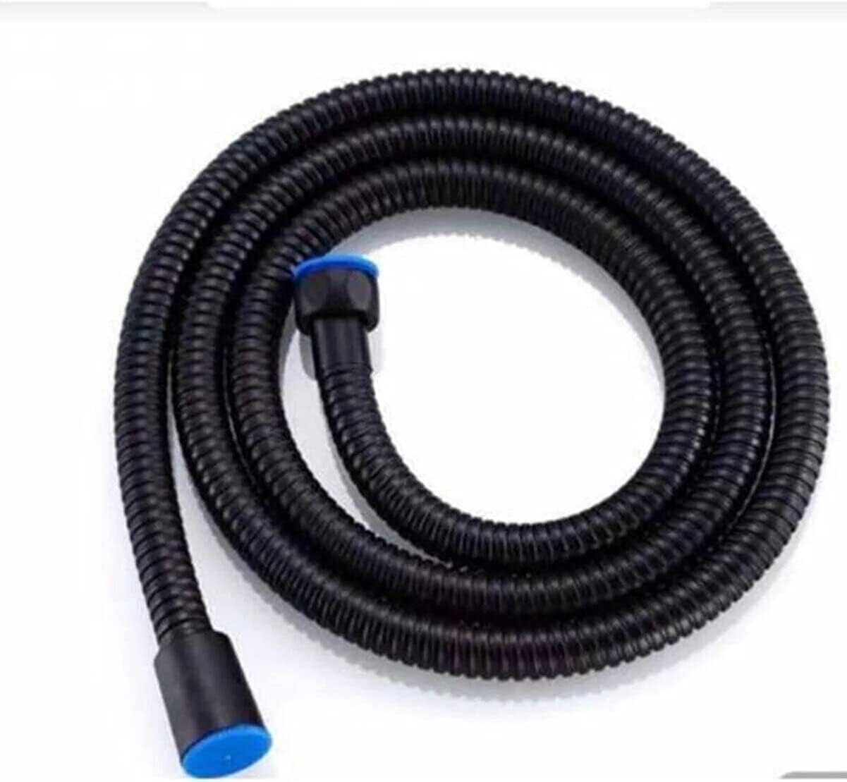 Örgülü Duş Hortumu Spiral Shower Hose, Siyah,Duş Hortumu