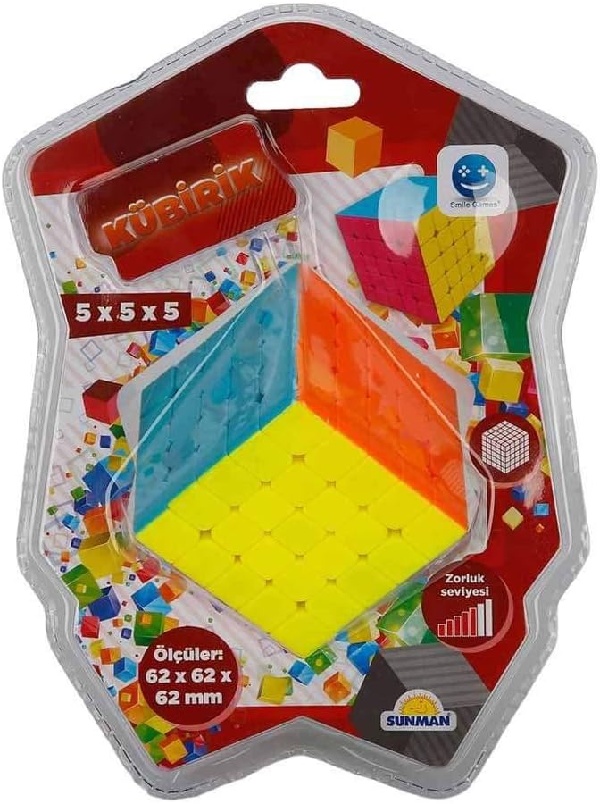 S00000321 Kübirik 5'li Zeka Küpü Rubik Magic  Sabır Küp 5x5x5