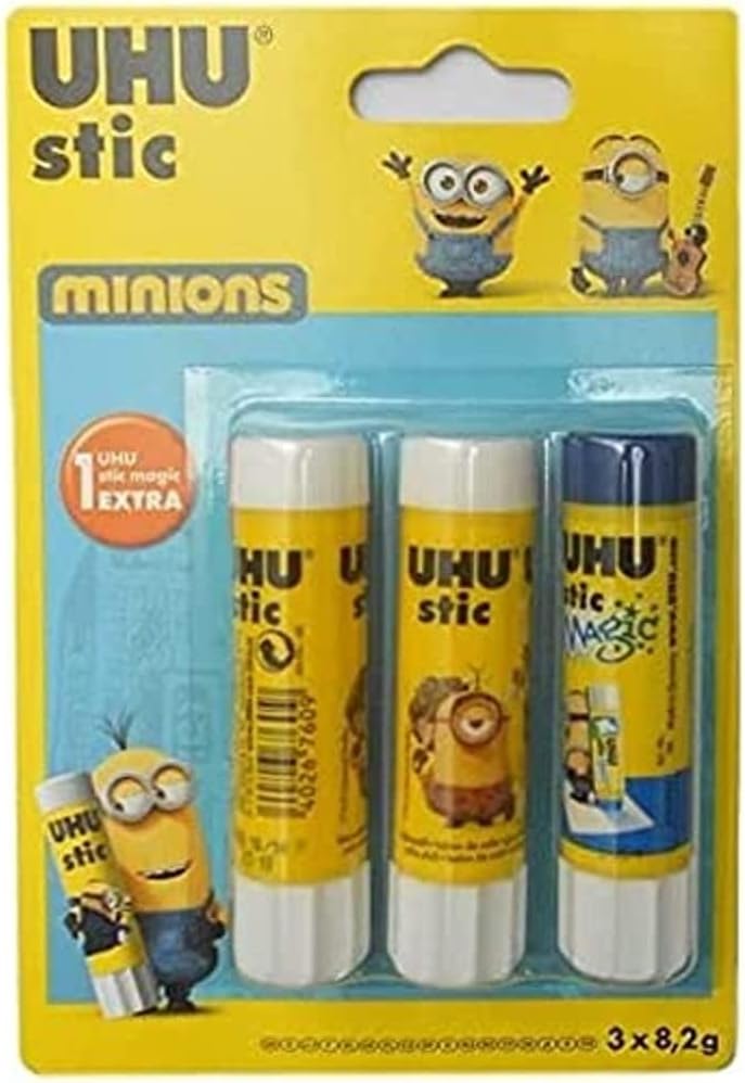 UHU STIC Çizgi Film Figürlü 8,2 GR 2+1 HEDIYE BL