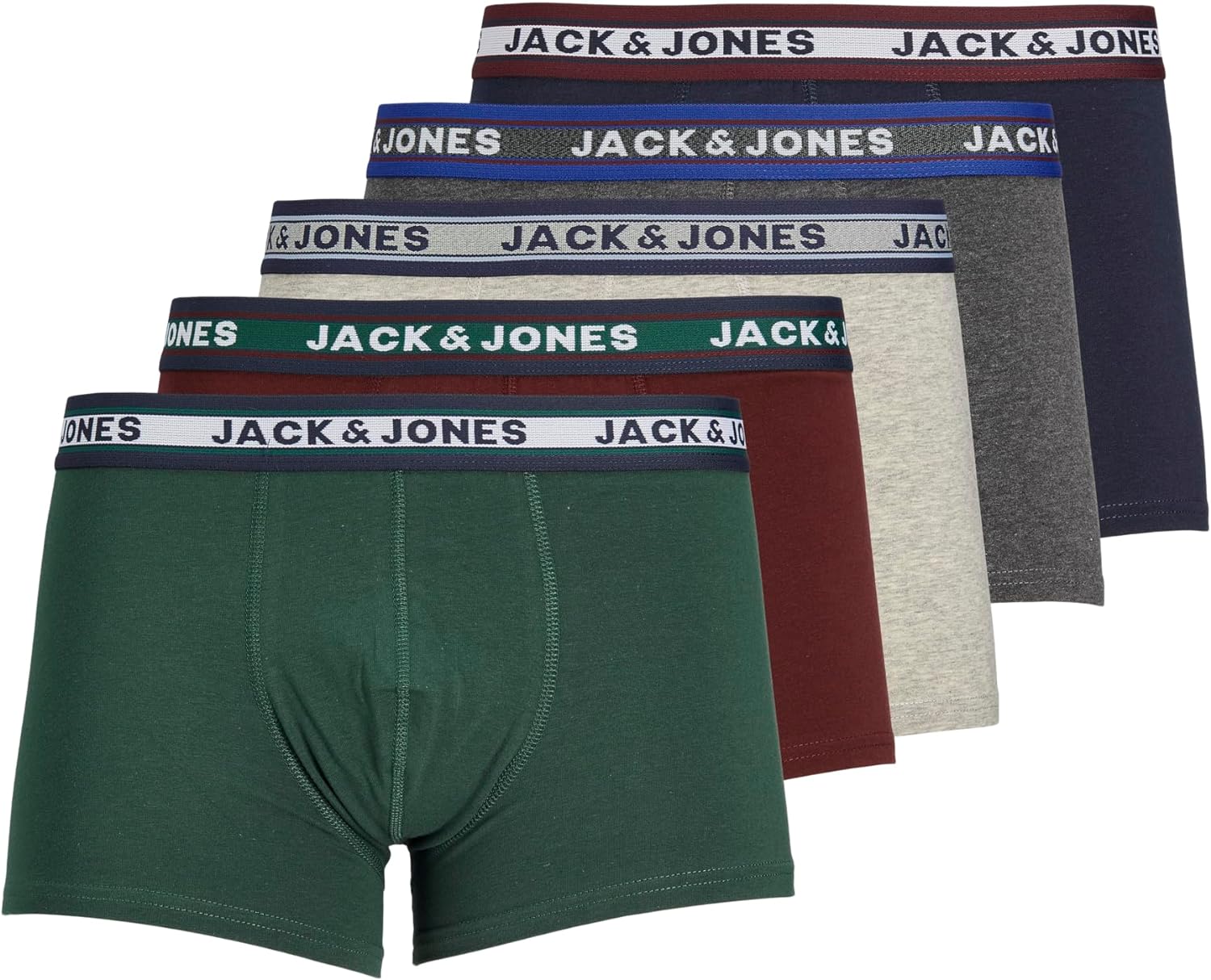 Jacoliver Trunks 5 Pack Boxer Şort Erkek