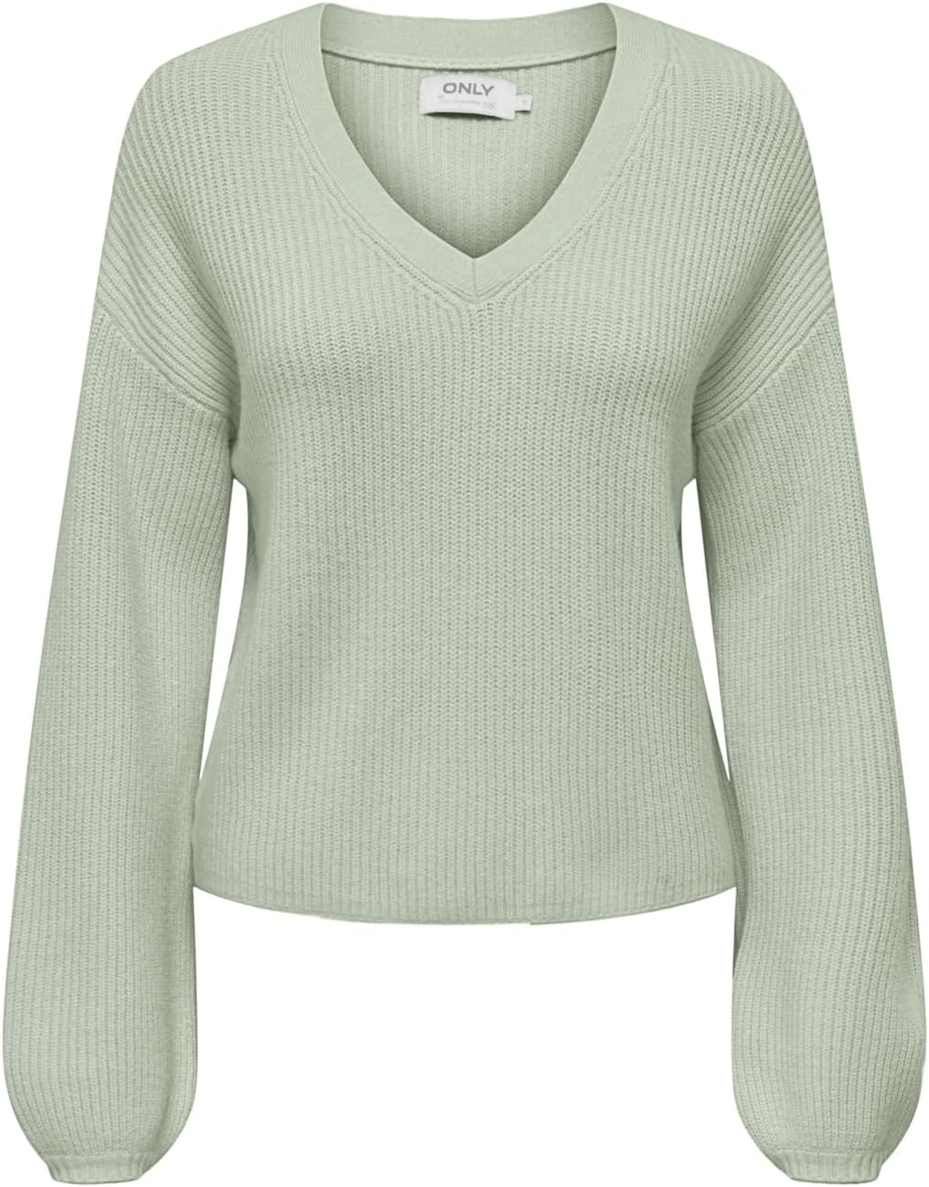 ONLKATIA LS LOOSE RIB V-NECK CC KNTKazakKadın