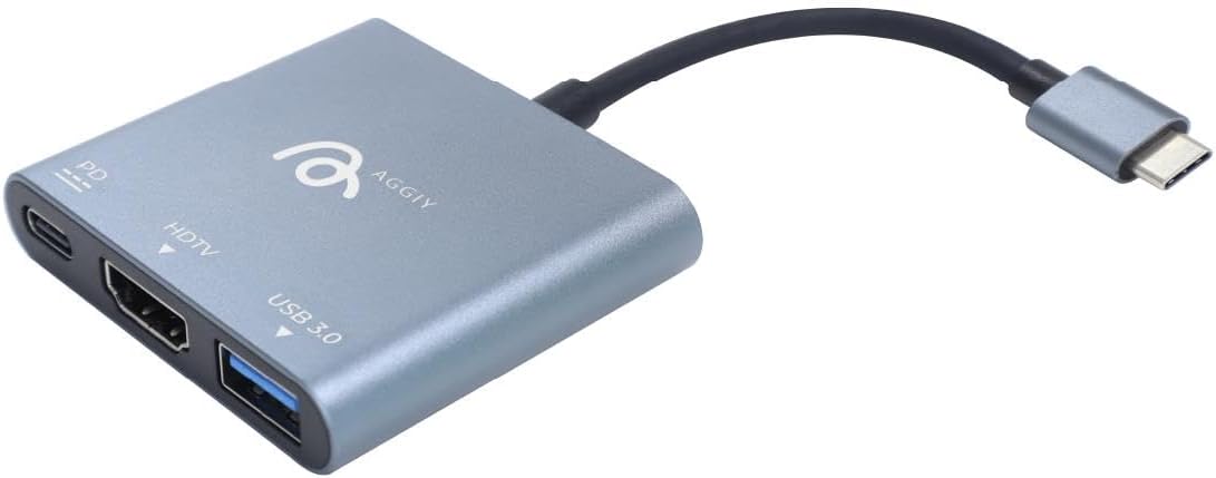 Type-C To Hdmı Adaptör USB-C Adaptör+ USB 3.0 HUB