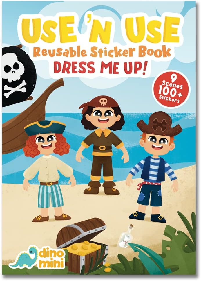 Use 'N Use Sticker Book Dress Me Up! (Tak Çıkar Çıkartma Kitabı)