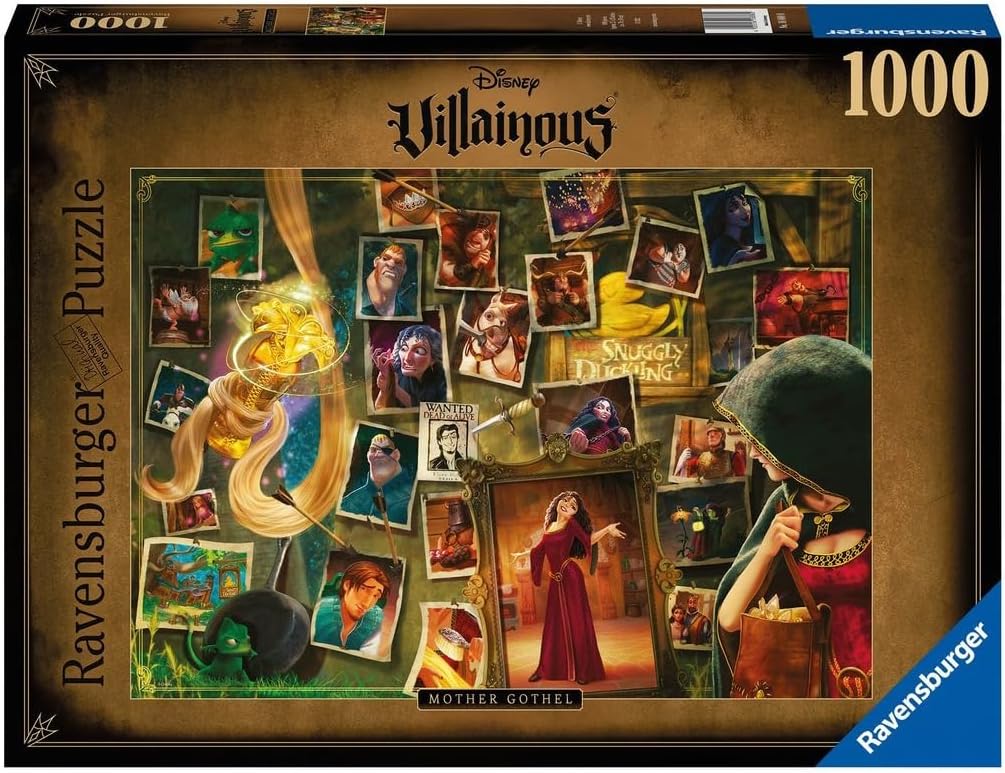 168880 1000 Parçalı Puzzle  Villains: Mother Gothel, Renkli