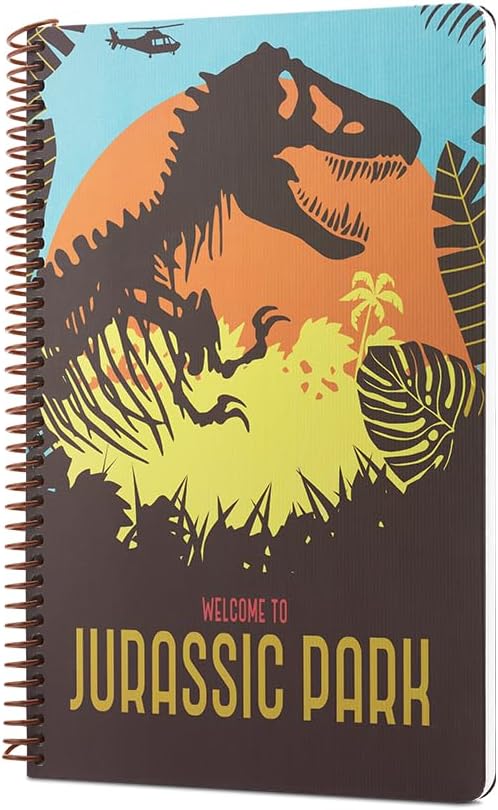 ssic Park Welcome To Spiralli Defter Kahverengi