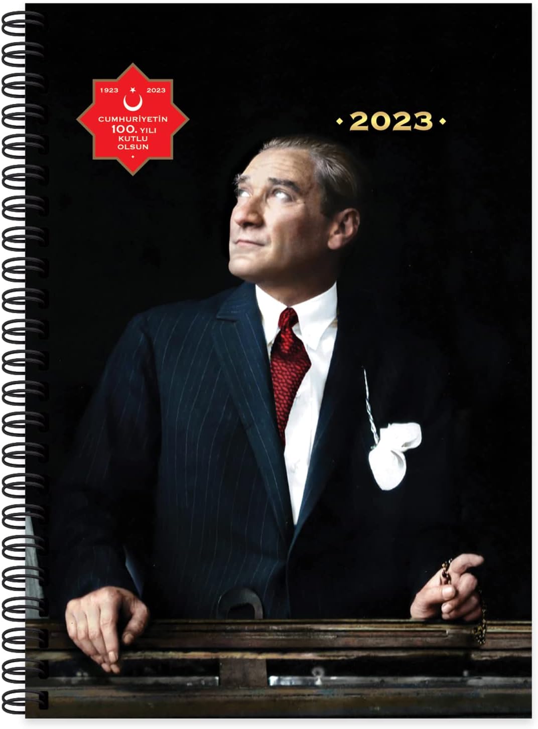 2023 Atatürk Günlük Spiralli Ajanda, 17x24