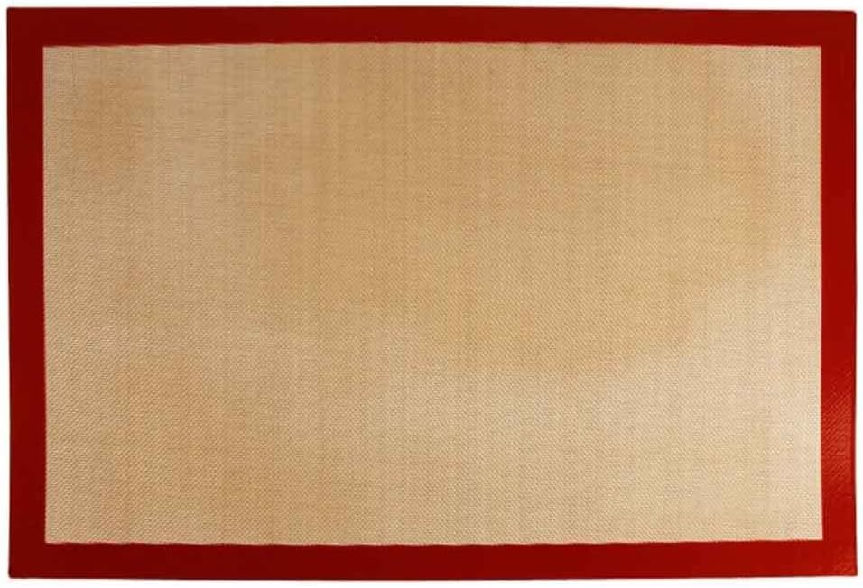 %100 Silikon Pişirme Matı, Silpat - Yıkanabilir Yanmaz Pastacılık Fırın Matı - Isıya Dayanıklı, Çok Renkli, 30 x 40 cm