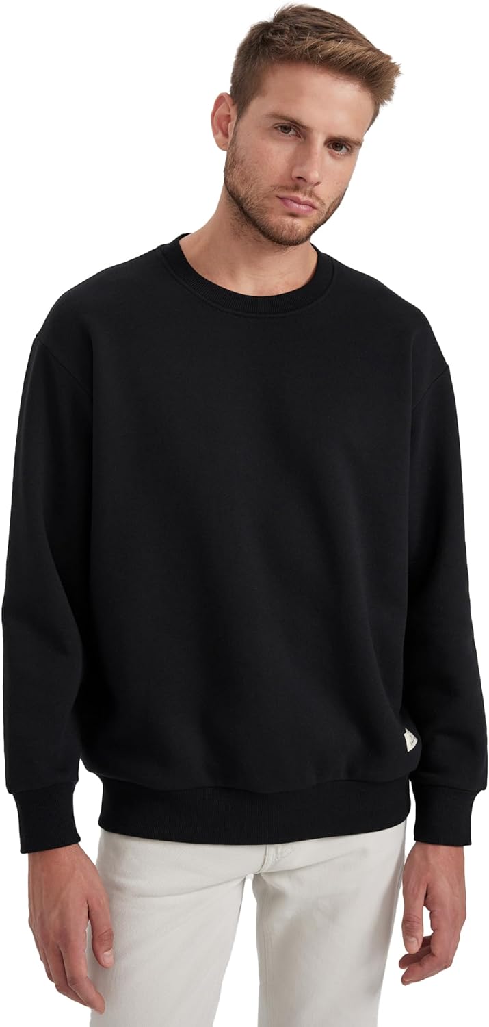 Erkek Oversize Fit Sweatshirt