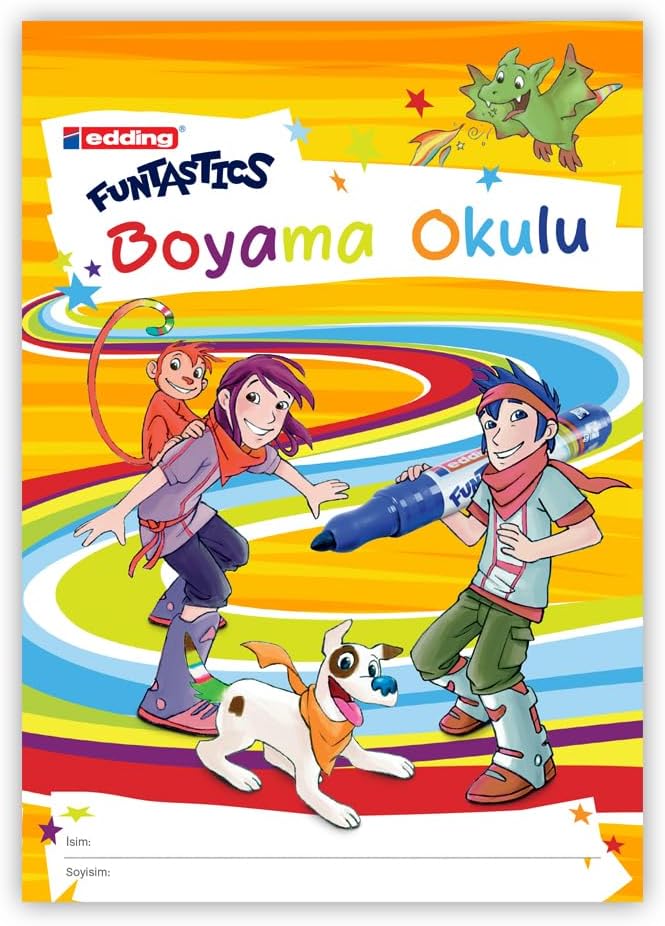 Funtastics Eğitici Boyama Defteri